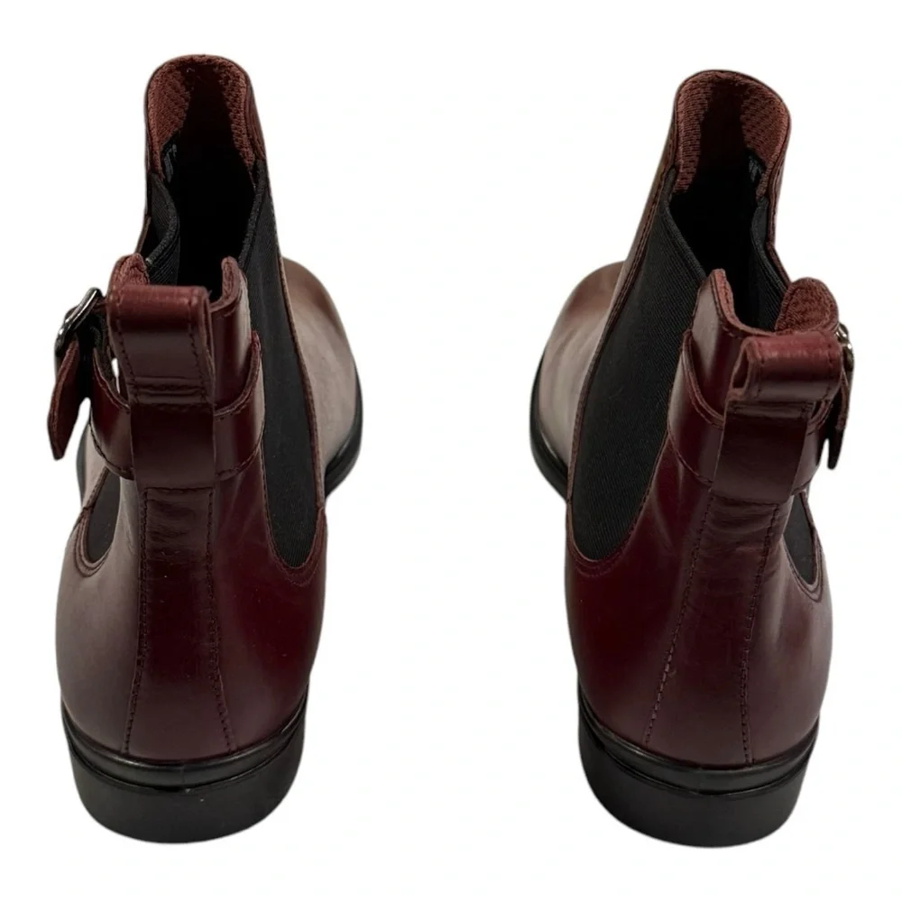 ECCO Women’s Leather Chelsea Ankle Boots Size 9-9.5 - Picture 6 of 11